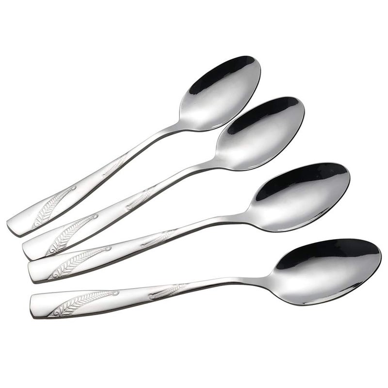 Nicesh 16-Piece Stainless Steel Dinner Spoons, 8.19-Inch - Image 1
